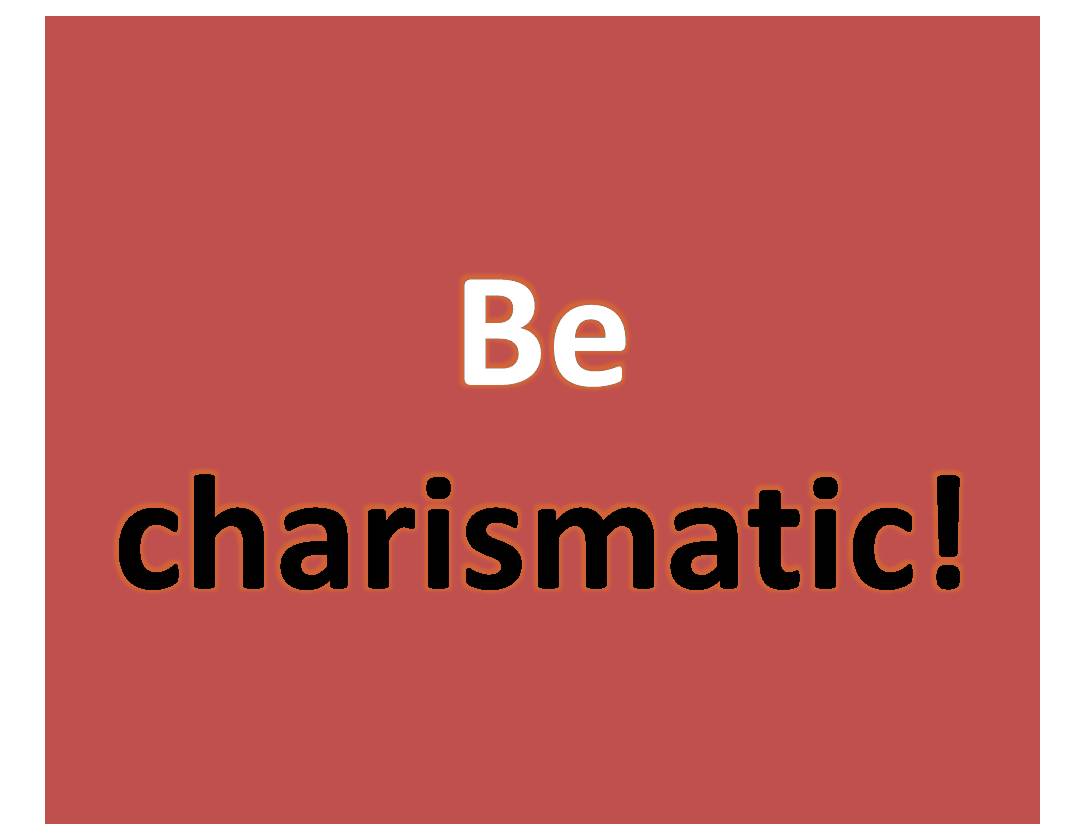 What is Your Charisma Quotient?