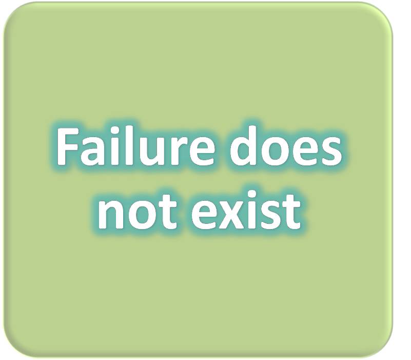 Failure Does Not Exist!