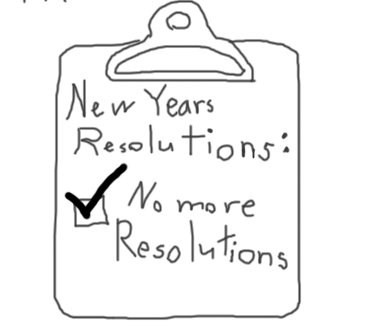 New year resolutions versus a natural, effortless life